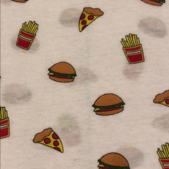 Forever 21 White short sleeved fast food tee shirt, medium. - Picture 3 of 4